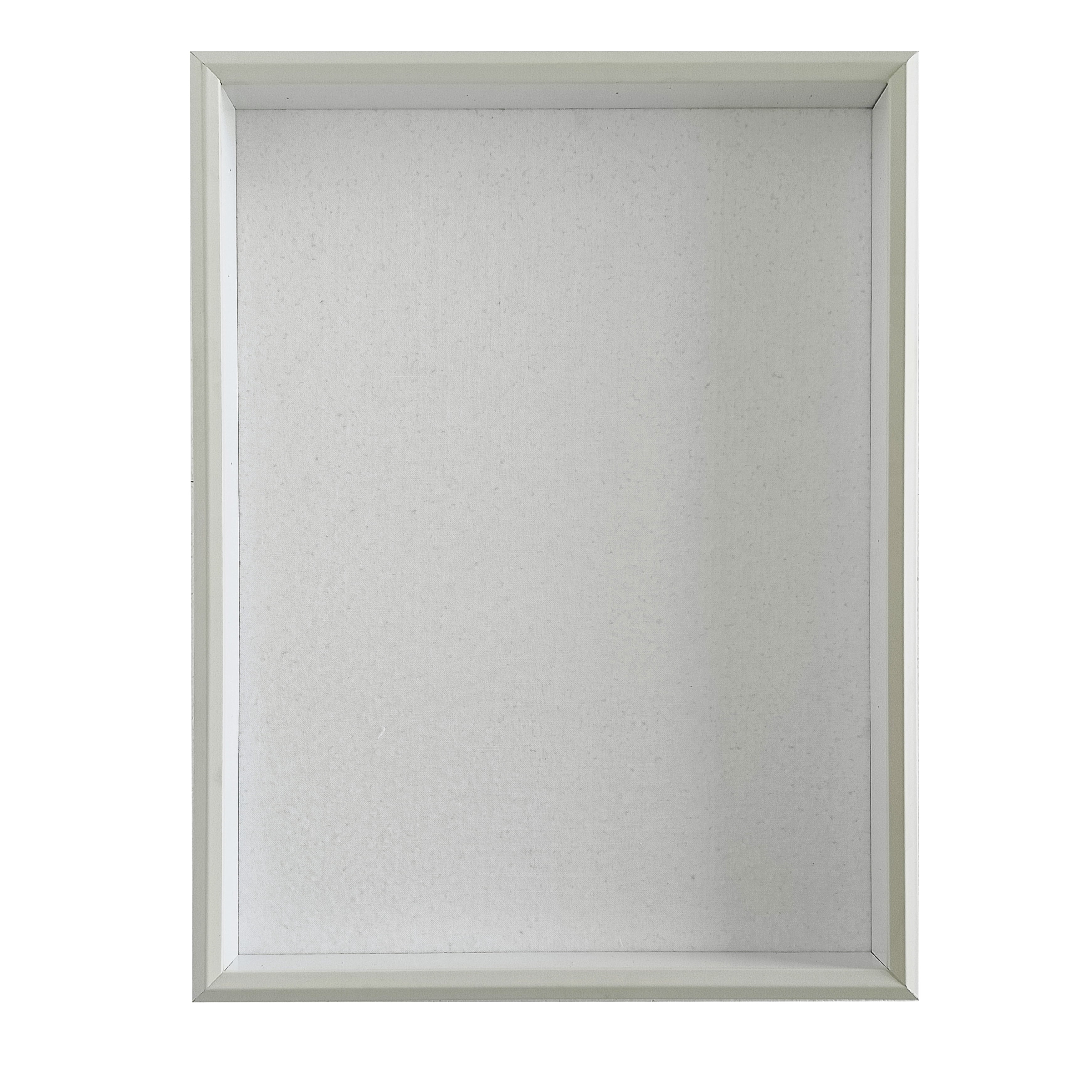 18" x 24" White Beveled Shadow Box Picture Frame by Studio Décor - Includes Pre-attached Hanging Hardware - Horizontal or Vertical Display - 1 Pack