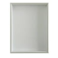 thumbnail image 3 of 18" x 24" White Beveled Shadow Box Picture Frame by Studio Décor - Includes Pre-attached Hanging Hardware - Horizontal or Vertical Display - 1 Pack, 3 of 4