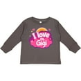 thumbnail image 3 of Inktastic I Love My Gigi Grandma Grandchild Girls Long Sleeve Toddler T-Shirt, 3 of 5