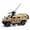 Armored Vehicle A, variant on NWJ Building Block Set - Ghost Soldier, Desert Warrior with Transformable Armored Vehicle, Boys' Construction Toy, Ideal Gift for Kids