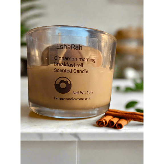 Cinnamon Roll Donut Breakfast scented candle
