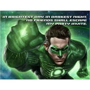 Green Lantern Invitations w/ Env. (8ct)