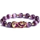 thumbnail image 5 of Sonducket de la suerte morada, fortuna y estilo con morada, de cuentas de piedra de obsidiana Feng Shui Ropa, zapatos y accesorios Miscelánea Púrpura a rojo, 5 of 6
