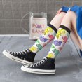 thumbnail image 5 of Yiaed Cute Chameleons Print Great elasticity Adult Stockings Sports socks for Men and Women, 5 of 6