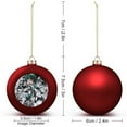 thumbnail image 2 of Academia Boku No Hero Christmas Balls Sparkling Christmas Tree Hanging Ornaments Party Home Decor Xmas Christmas Gifts, 2 of 8