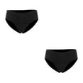 thumbnail image 1 of Qarigey Calzoncillos Trajes de baño Bikinis ligeros Partes de abajo Bañadores de talle alto Negro/S 2Conjunto, 1 of 6