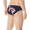 thumbnail image 2 of TYR Men's Big Logo USA Racer Swim Brief, 2 of 2