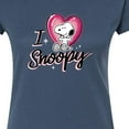 thumbnail image 3 of Peanuts - I Heart Snoopy - Juniors Fitted Graphic T-Shirt, 3 of 6
