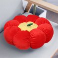 thumbnail image 6 of Kugisaki Halloween Fleece Chair Cushion, Cute Pumpkin Shape Soft Thick No Slip Back Chair Pad Dining Chair Car Sofa Cushion Pillow Chair Cushion Lunch Cushion, 6 of 8