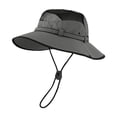 thumbnail image 3 of Sun Hats for Men Women Wide Brim Bucket Hats Uv Protection Upf 50+ Summer Boonie Hat Fishing Hiking Camping Hat, 3 of 3