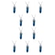 thumbnail image 3 of Sonducket Abalorio de columna hexagonal, colgantes colgantes de aniversario, amuletos de cristal para manualidades, collar, cadena, pendiente, Azul 10piezas, 3 of 6