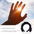 thumbnail image 3 of KAKOWELY Sombrero de verano con protección solar, color sólido, para correr al aire libre, con aleros grandes, 3 of 5