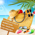 thumbnail image 6 of 8 Pcs Beach Towel Clips Cute Towel Clips for Chairs Beach Towel Holder Clothes Pegs Clothes Pins for Patio Beach Pool, 6 of 6