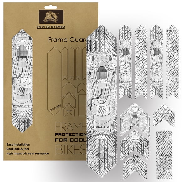 Bike Frame Sticker Mountain Bike Scratch Resistant Frame Protector Removable Sticker Road Frame Adhesive Guard Cover Bike Frame-Type 4