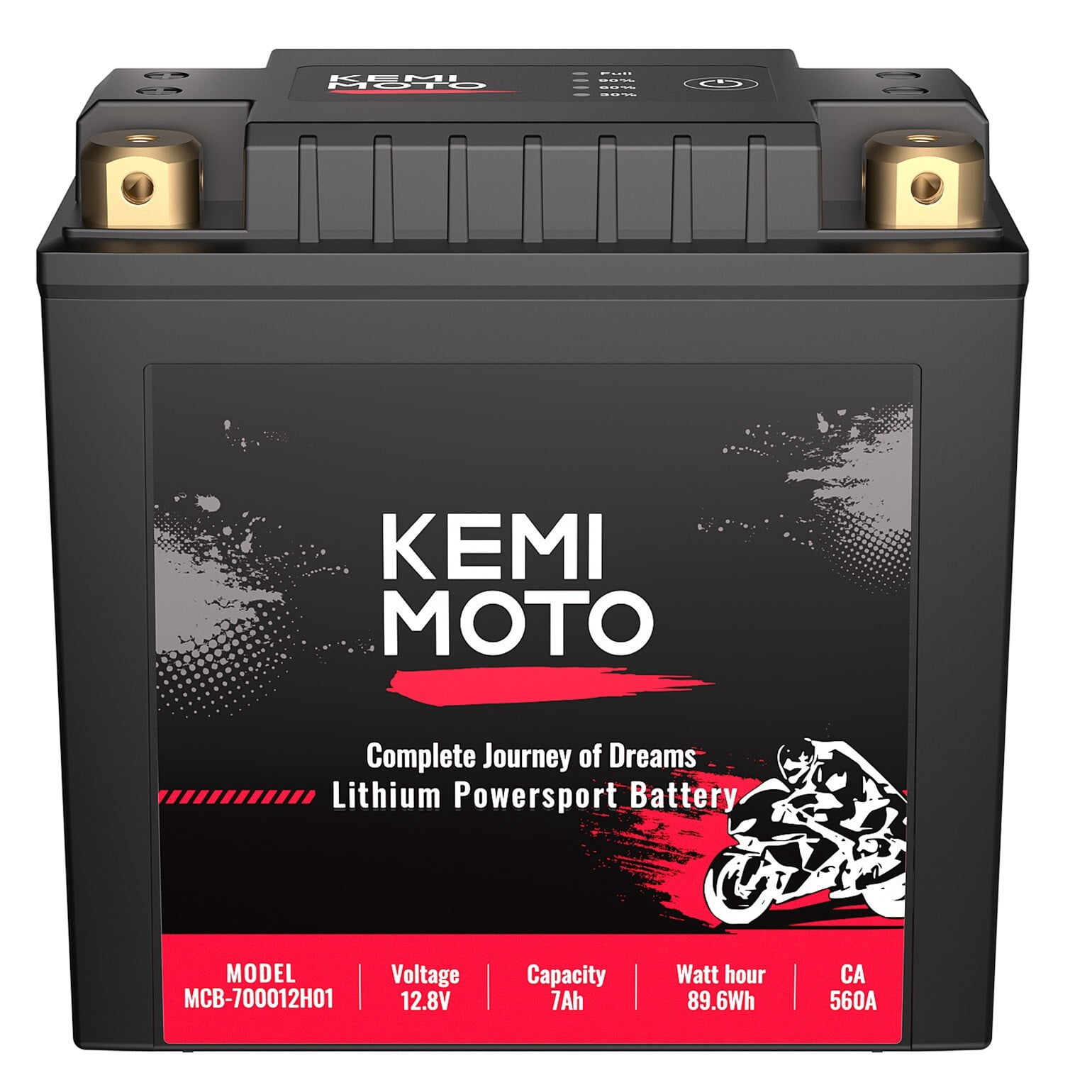 12v 7Ah ATV Lithium Motorcycle Battery YTX15L-BS / YTX14AH-BS BTX15L-BS / YB14-A2/12N7-4B for Lawn Mower ATV