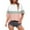 504_Rose Gold, variant on Short Sleeve Shirts for Women Summer Tops Crewneck Oversized T Trendy Solid/Flower Printed Beach Vacation Clothes T Shirts for Women Sky Blue