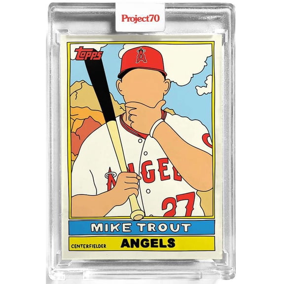 MLB Project70 Baseball 1976 Mike Trout Trading Card (#27, Fucci)