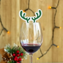 Set of Christmas Santa & Snowman Hats with Deer Antlers, Party Dress Up Hats, Non-Woven Fabric Holiday Decorations for Adults, Christmas Party Costume Accessories,B