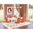 thumbnail image 4 of East West Furniture Dining Room Set Linen White, DOEN7-LWH-78, 4 of 4