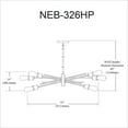 thumbnail image 2 of Dainolite NEB-326HP-ES Pendentif Expresso, 2 of 3