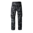 thumbnail image 6 of Domzest Men's Tactical Pants Lightweight Water Resistant Cargo Pants Flex Ripstop EDC Work Hiking Outdoor Pants Gray 4XL, 6 of 8