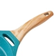 thumbnail image 4 of The Pioneer Woman Prairie Signature Cast Aluminum 10" Fry Pan, Teal Speckle, 4 of 6