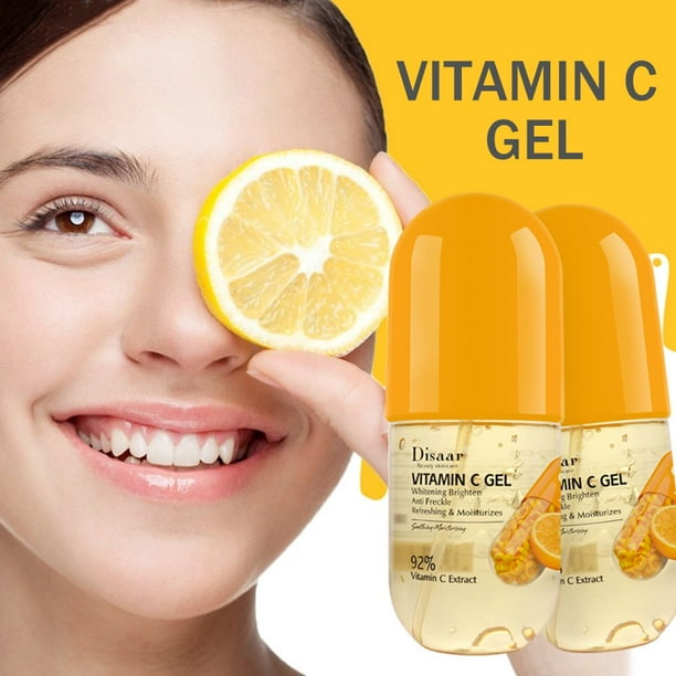 Disaar-crema facial con vitamina C, blanqueamiento profundo, manchas de arrugas, acné, antipecas, ilumina la cara, 50g"Face Cream" Fivean LED