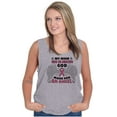 thumbnail image 4 of Breast Cancer My Mom is an Angel Plus Size Graphic Tank Top Brisco Brands 2X, 4 of 5