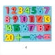 thumbnail image 1 of Juego de rompecabezas de alfabeto y números de madera, letras mayúsculas, números y formas, ideal como juego educativo para niños de 3, 4 y 5 años., 1 of 3