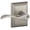 Satin Nickel, variant on Schlage F51AACC619ADD Accent Single Cylinder Keyed Entry Door Lever Set - Nickel