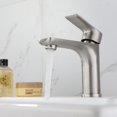 thumbnail image 3 of Grifo mezclador para lavabo, grifo de baño, grifo mezclador cromado para baño, grifo de lavabo de latón, grifos modernos JM, 3 of 4