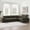 Green, variant on Noble House 129.5" Modular L-Shaped Sectional Sofa, Modern Chenille Cloud Couch Set for Living Room, Green