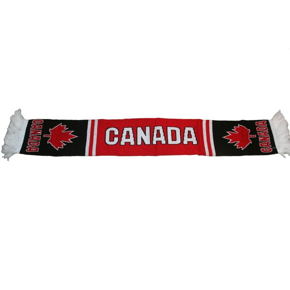 CANADA COUNTRY FLAG DESIGN SCARF SCARVES CANADIAN 52 X 6 INCHES