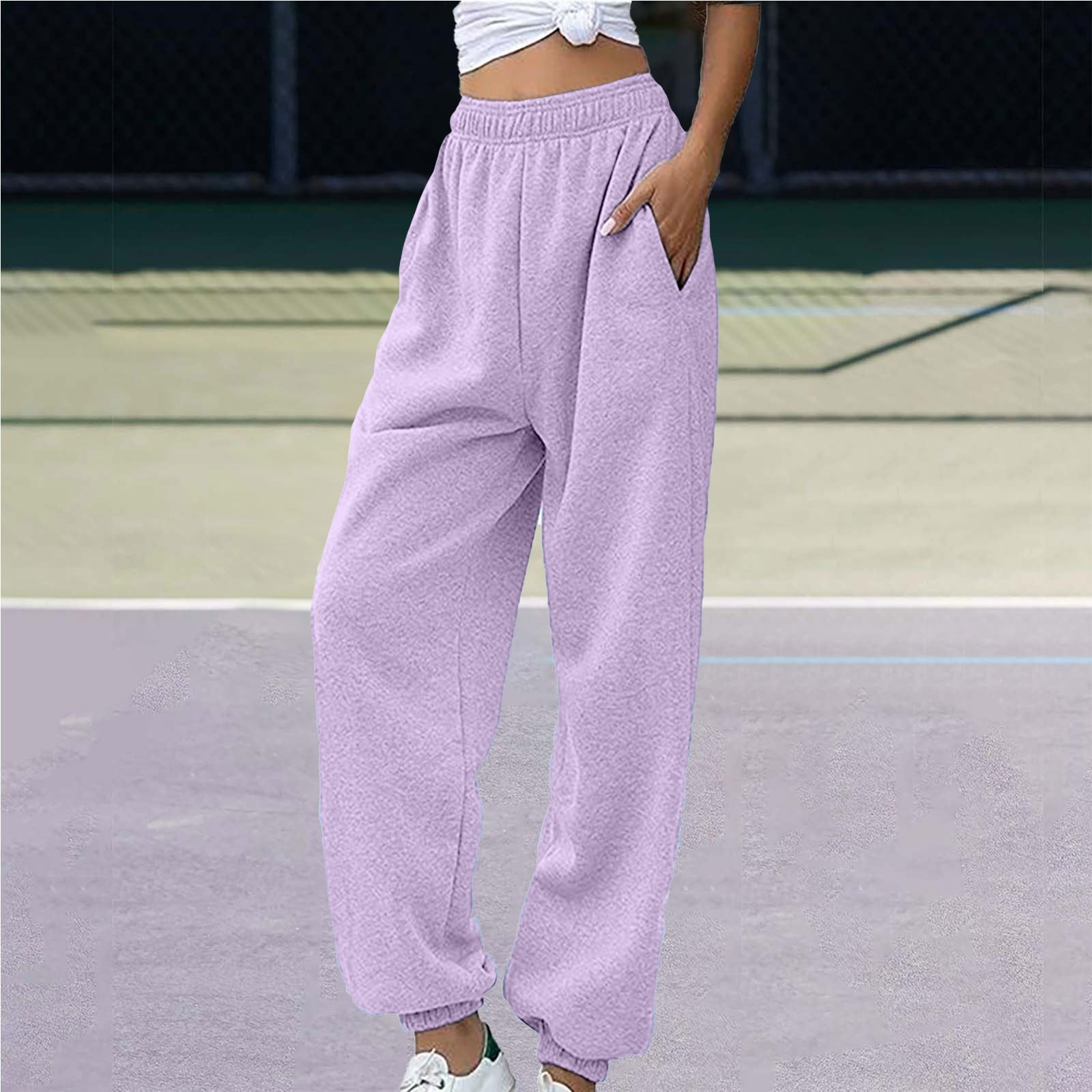 PINSPARK Pantalon De Survêtement Doublé En Polaire Pour Femme