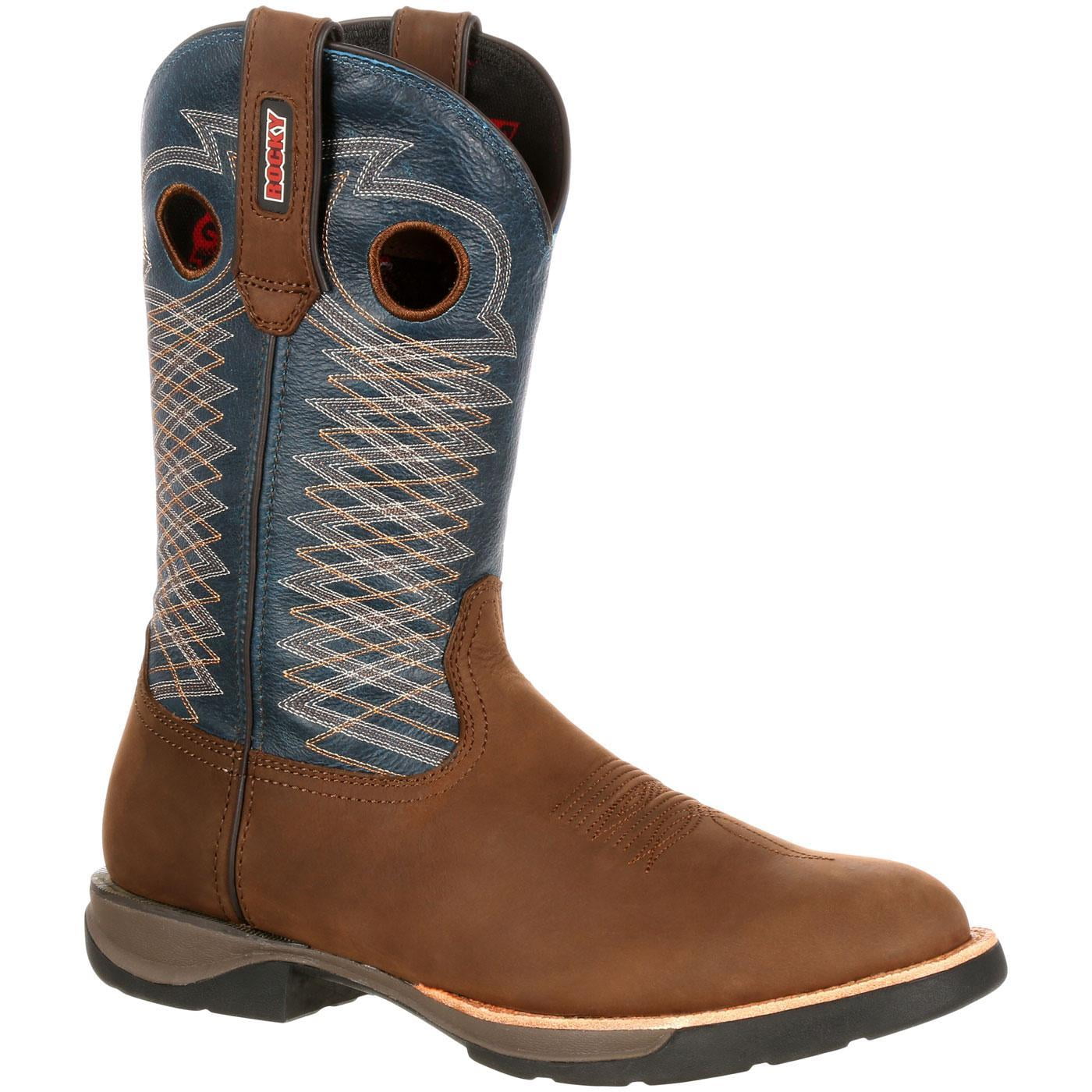 mens wide calf cowboy boots