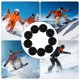 thumbnail image 3 of unbranded 20Ud Alfombrilla De Soporte Para Snowboard Negro Con Para Mayor Control, 3 of 8
