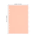 thumbnail image 2 of WHAMVOX 6PCS Aesthetic Binder Dividers with Tabs A5 Size Plastic Divider Sheets for 6-Ring Binder Cute Detachable Dividers for Notebook Indexing and Classification (A5, 6 Holes), 2 of 8