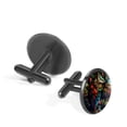 thumbnail image 2 of Owl Elegant Stainless Steel Men's Cufflinks Set for Formal Attire, Made of Silver Jewelry, for Business Meetings and Special Occasions, 2 of 6