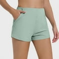 thumbnail image 2 of AherBiu Yoga Shorts for Women Stretchy Bottom Shorts Activewear Workout Bikers Shorts with Pockets, 2 of 4