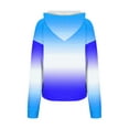 thumbnail image 5 of WXLWZYWL Womens Hoodies Pullover Button Up Long Sleeve Gradient Hooded Sweatshirts Tops with Pocket Trendy Clothing 2024, 5 of 5