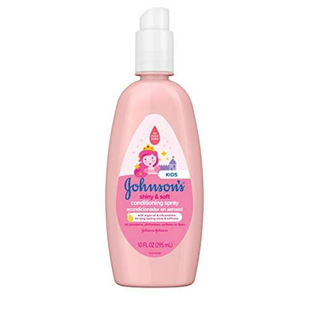 Johnson's Baby Shiny & Soft Tear-Free Kids' Hair Conditioning Spray with  Argan Oil & Silk Proteins, Paraben, Sulfate & Dye-Free Formula,  Hypoallergenic & Gentle for Toddlers, 10 Fl Oz | Walmart Canada