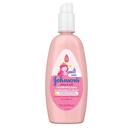 Johnson's Baby Shiny & Soft Tear-Free Kids' Hair Conditioning Spray with Argan Oil & Silk Proteins, Paraben, Sulfate & Dye-Free Formula, Hypoallergenic & Gentle for Toddlers, 10 Fl Oz | Walmart Canada Johnson's Baby Shiny & Soft Tear-Free Kids' Hair Conditioning Spray with Argan Oil & Silk Proteins, Paraben, Sulfate & Dye-Free Formula, Hypoallergenic & Gentle for Toddlers, 10 Fl Oz | Walmart Canada