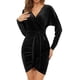 thumbnail image 2 of Vestido de falda de vestido de color sólido elegante casual sexy elegante de las mujeres de la moda Wmkox8yi  FGJ736, 2 of 5