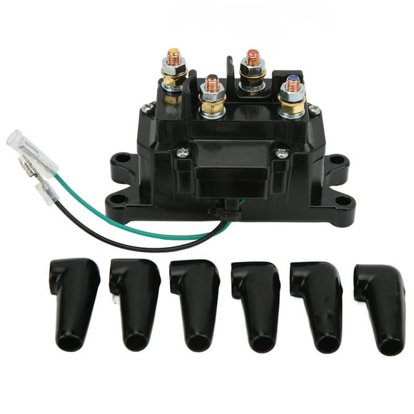 Winch Motor Contactor, Copper Posts Winch Solenoid Relay For Pickup Boat Trailer