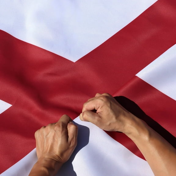 Anley Rip-Proof Double Sided 3-Ply Alabama State Flag 3x5 Foot - Alabama AL Flags