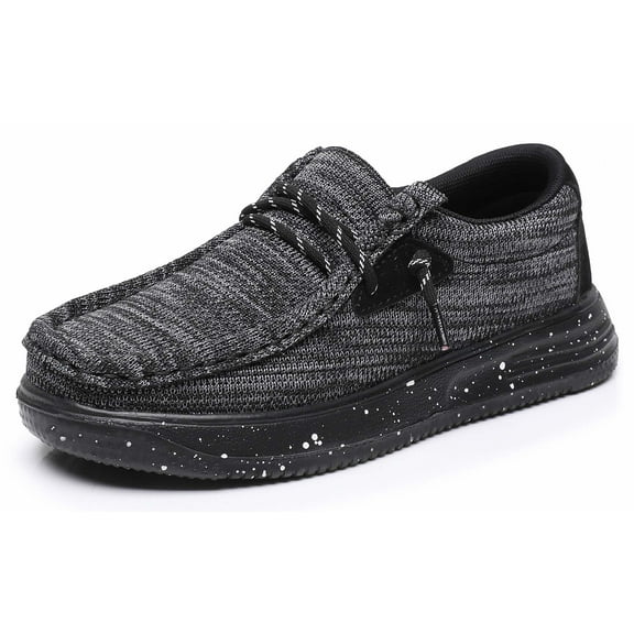 Apakowa Kids Boys Girls Loafers Fashion Casual Soft Walking Shoes Slip On Loafers Comfortable & Lightweight (Toddler/Little Kid/Big Kid)