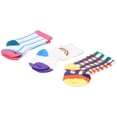 thumbnail image 1 of Calcetines Para Niños, Calcetines De Algodón Suave Para Bebés, 3 Pares, Portátiles Para Bebés, Para Viajes En Casa, Para Reuniones Familiares Para Uso Diario ANGGREK NO, 1 of 7