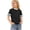 0-Black168, variant on Tiijoy Toddler Girls Striped Short Sleeve T-Shirt Casual Crew Neck T Shirt Tee, Sizes 3-13
