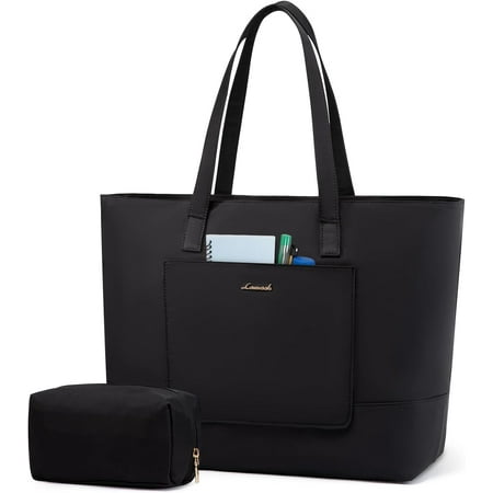 ZAZAIKS Work Tote with Laptop Compartment for Nurse Travel Commuter  Gym Bag with Yoga Mat Strap