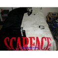 thumbnail image 2 of Luxuary Plush Black White Red Scarface Tony Montana Blanket Throw Queen, 2 of 2
